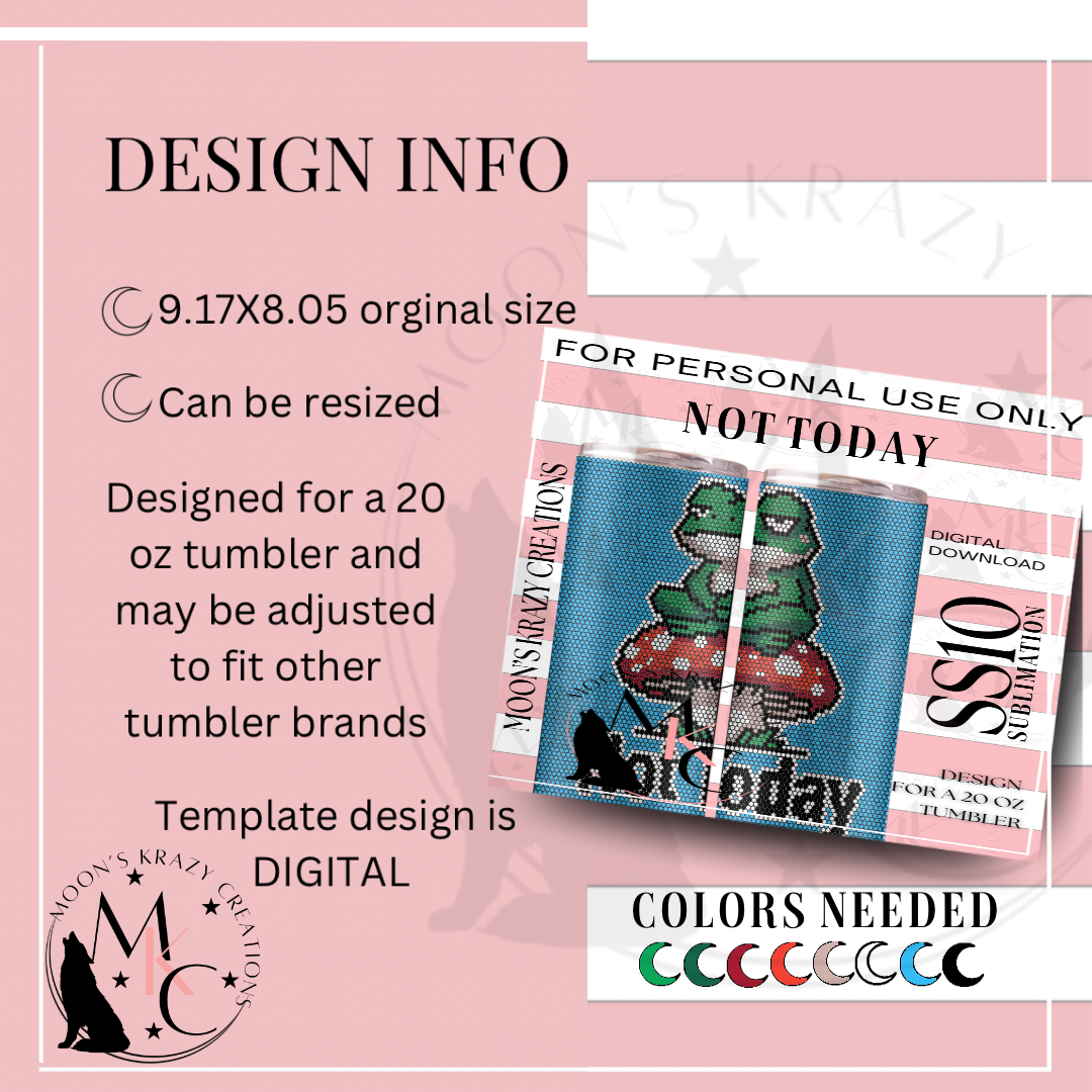 Not Today Sublimation