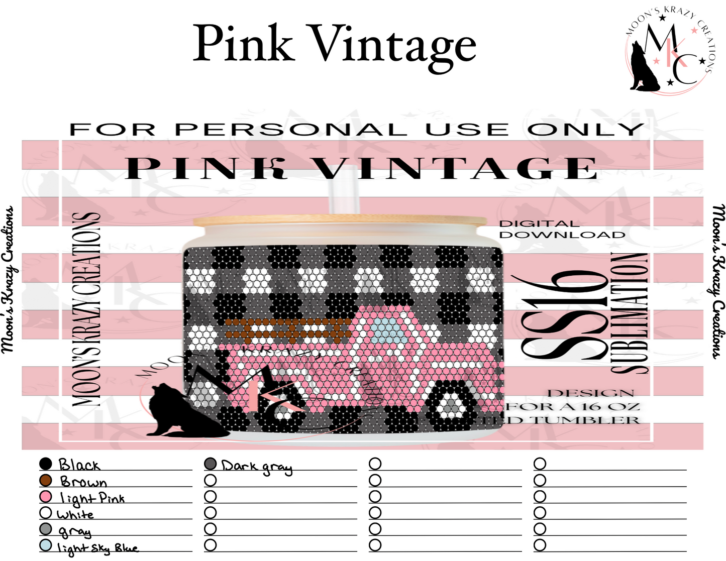 Pink Vintage SS16 Sub