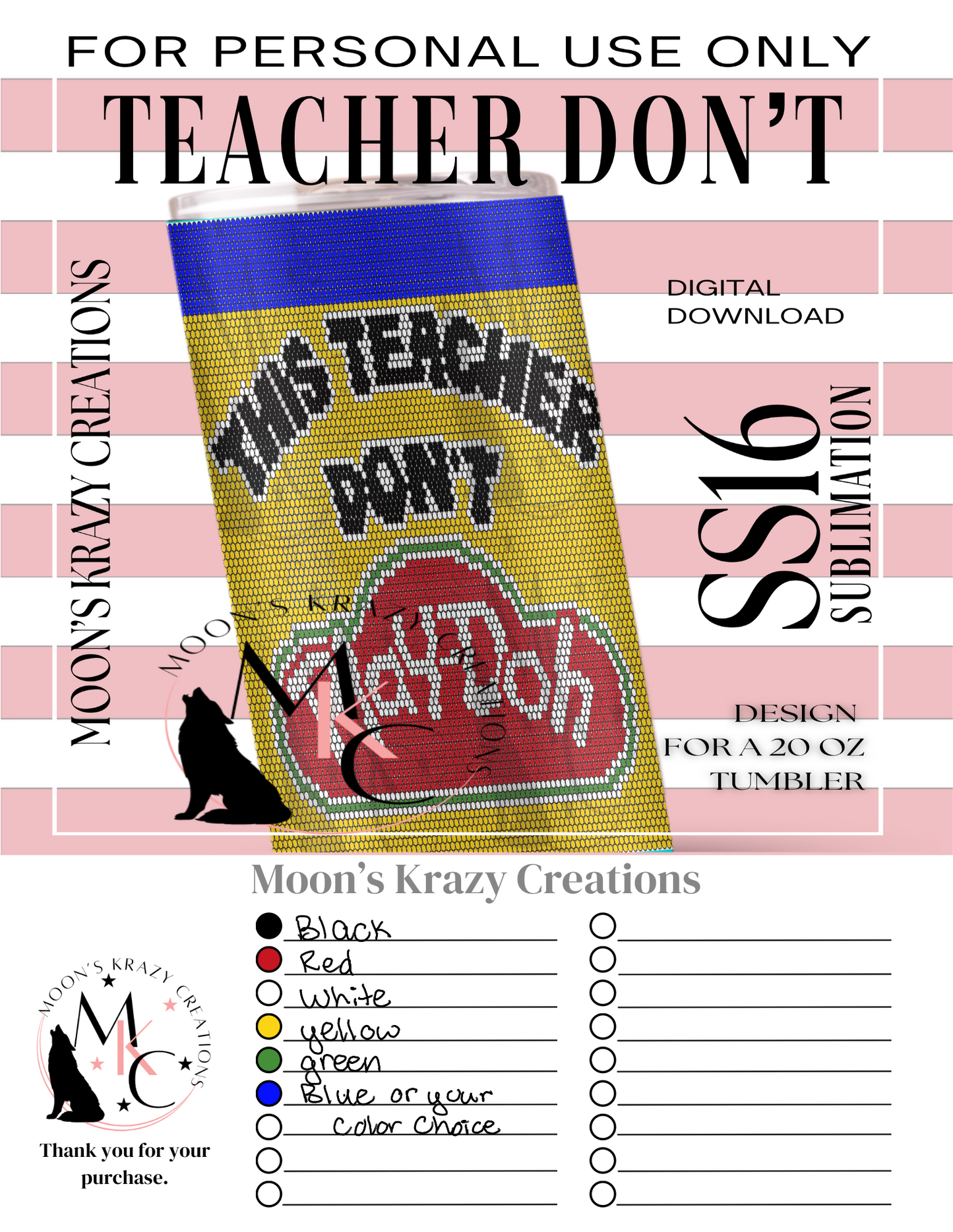 Teacher Don’t