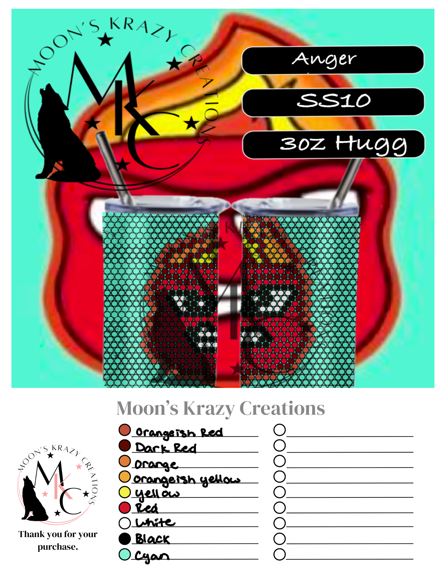 Anger SS10 3oz Template