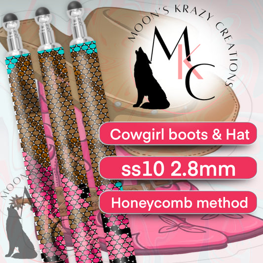 Cowgirl Boots & Hat