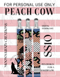 Peach Cow