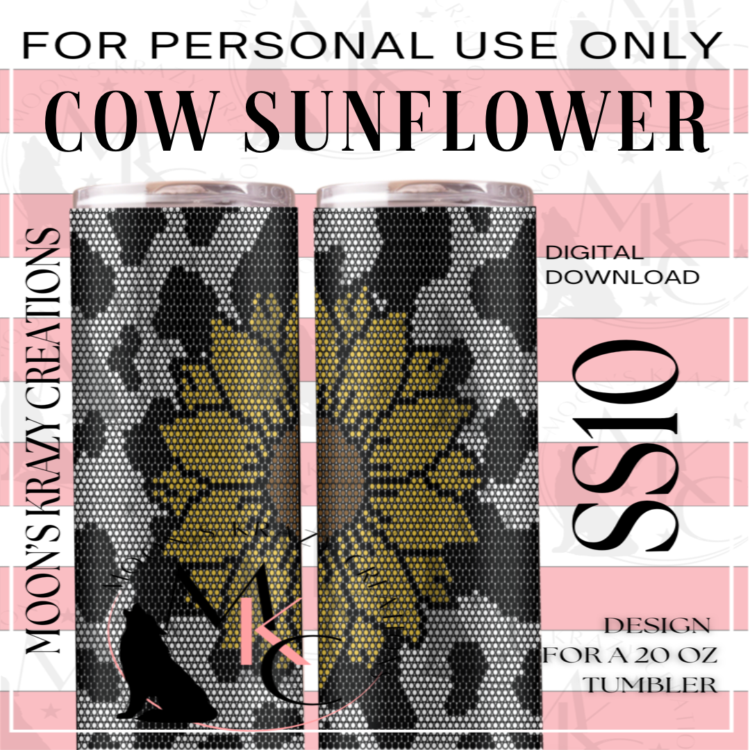 Cow Sunflower SS10