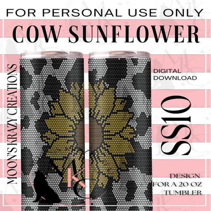 Cow Sunflower SS10