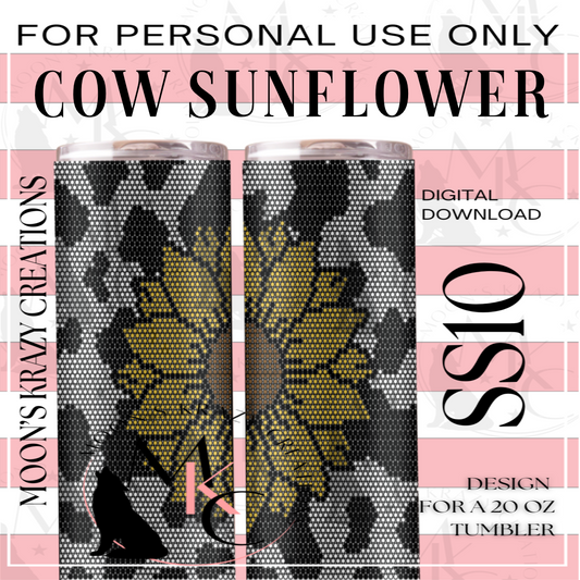 Cow Sunflower SS10