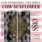 Cow Sunflower SS10