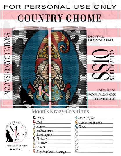 Country Ghome sublimation