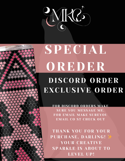 Discord Tumbler Special order