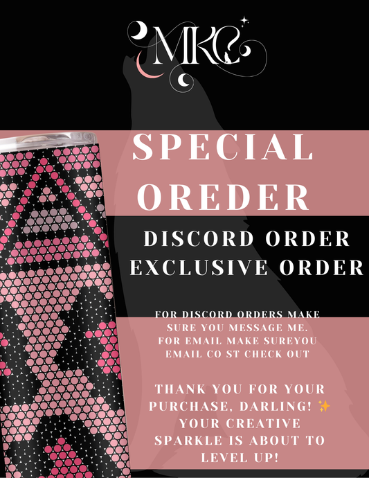 Discord Tumbler Special order