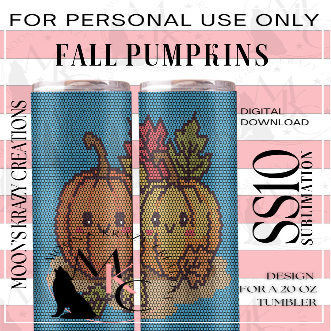 Fall pumpkins Sublimation