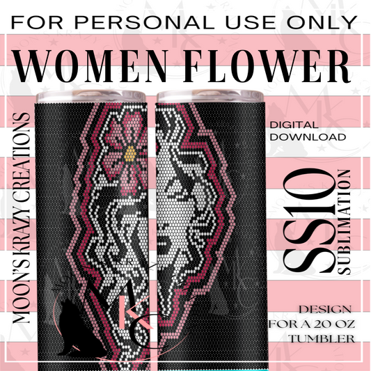 Women Flower Sublimation