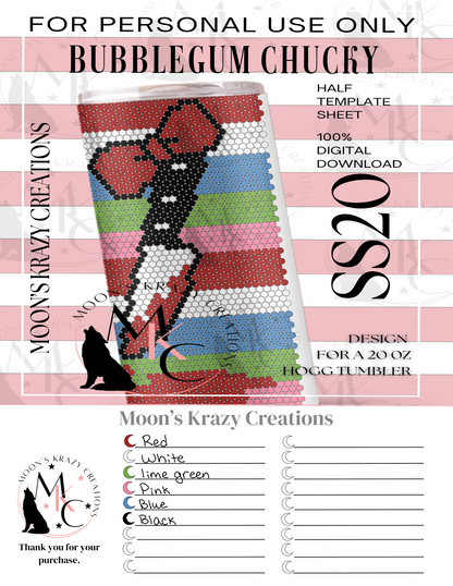 Bubblegum Chucky Half Template SS20