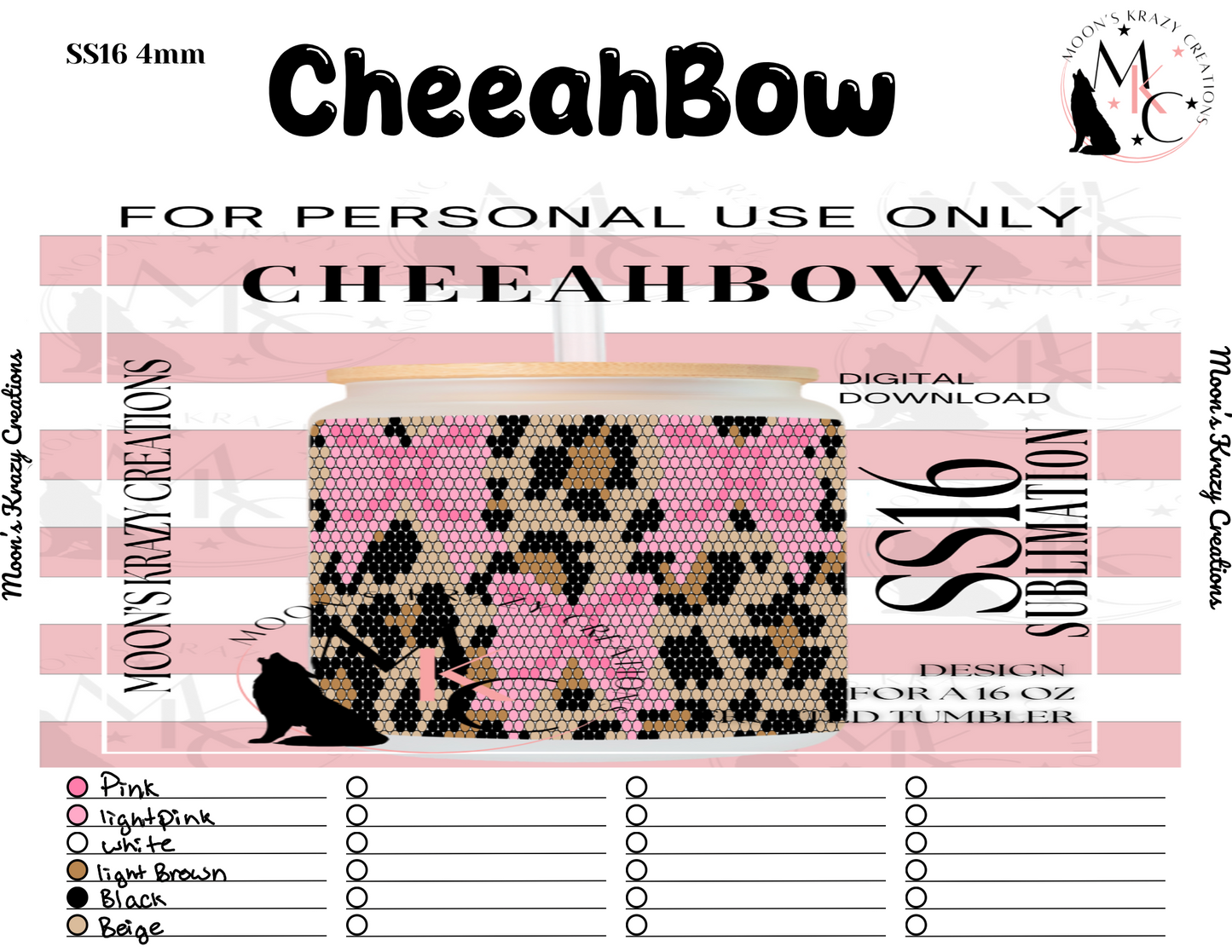 Cheeahbow SS16 Sub