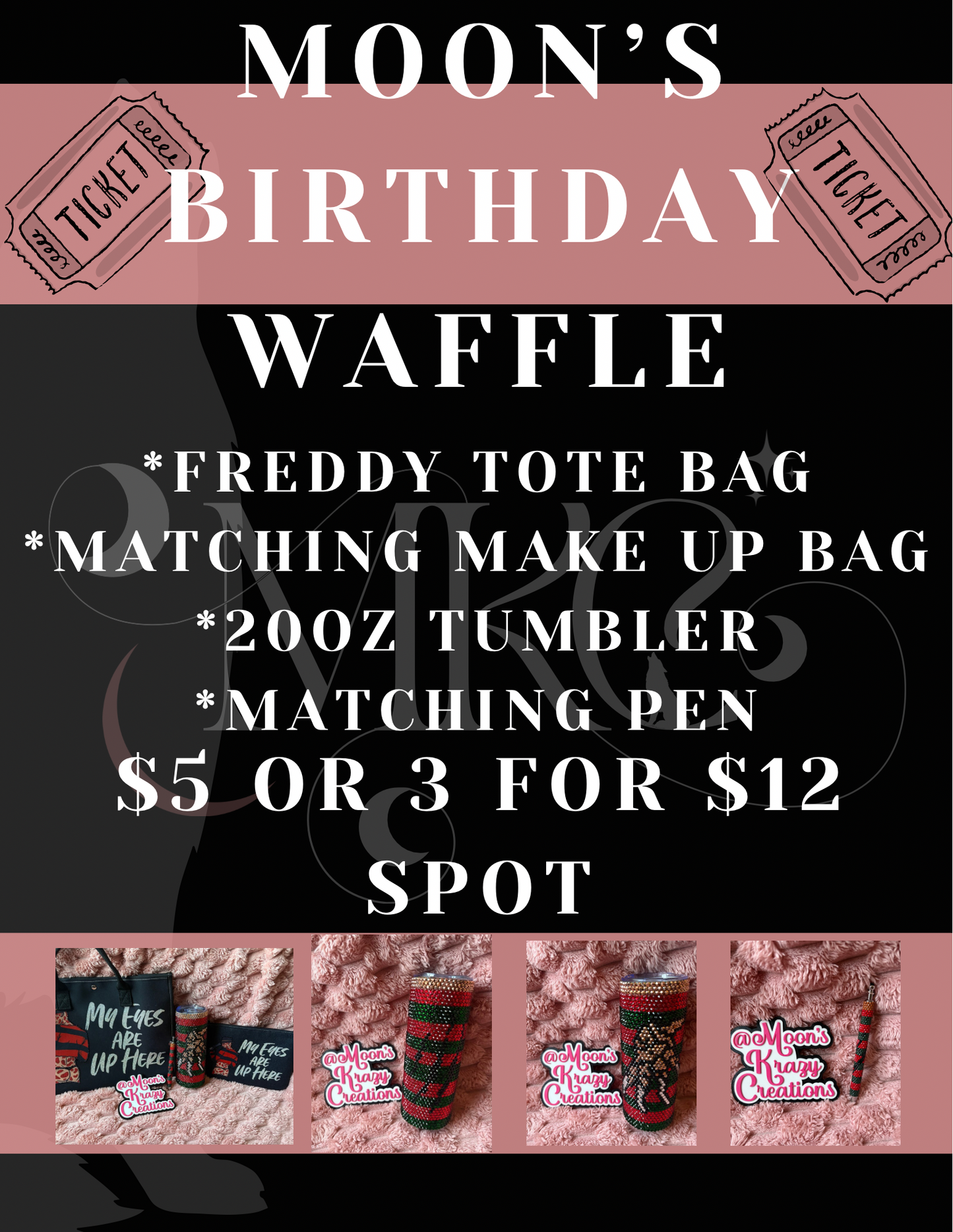 Moons birthday Raffle